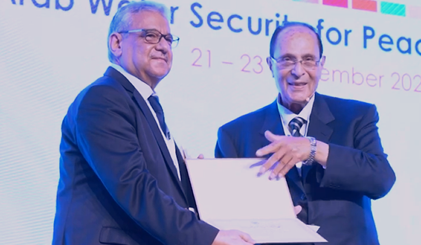 PSIPW’s General Secretary Honoured at 5th Arab Water Forum
