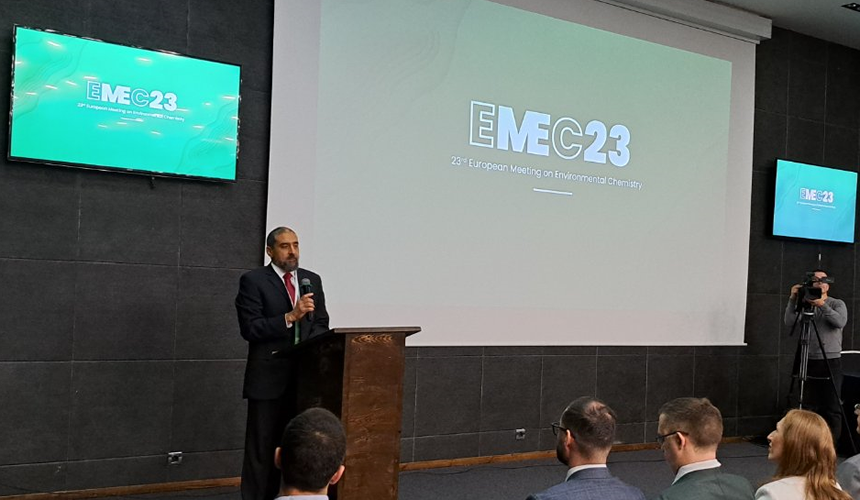 PSIPW Honours Senior Researchers and Young Scientists at the 23rd European Meeting on Environmental Chemistry (EMEC23)