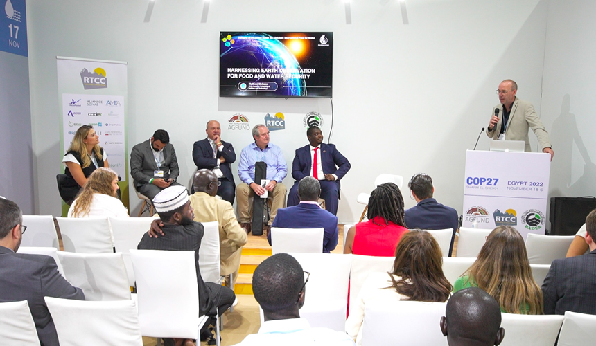 Professor Matthew McCabe of KAUST Represents PSIPW as its COP 27 Delegate