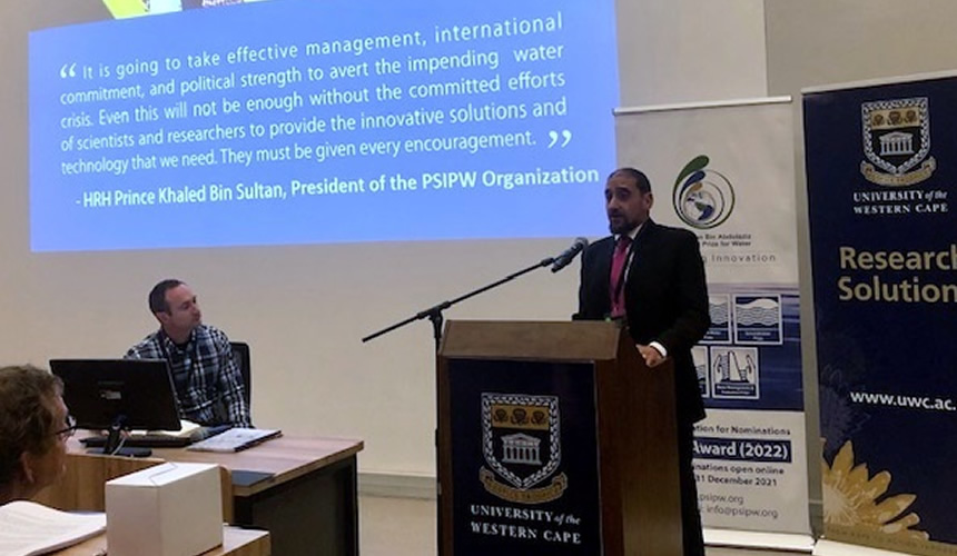 PSIPW Participates in International Framework Conference in Cape Town to Avert “Day Zero”